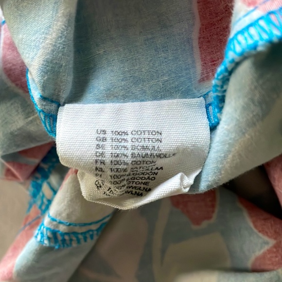 H&M Divided Red White and Blue Tie Halter Dress, Size 12 - Picture 9 of 9